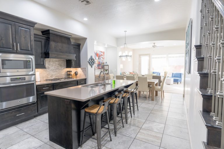 Fully stocked kitchen